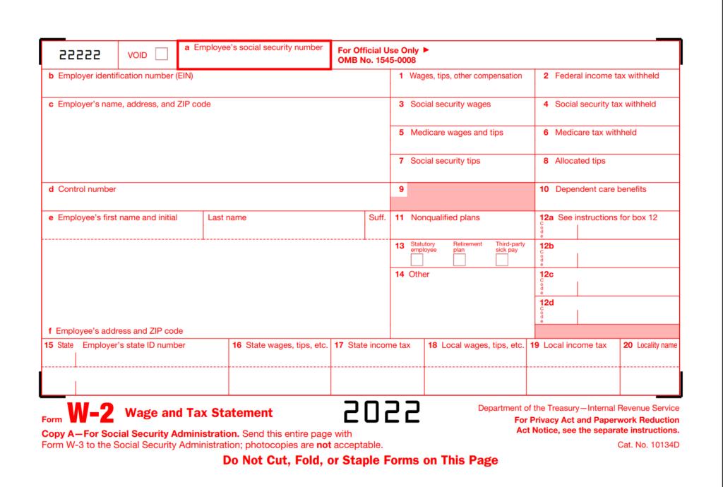 ABN AMRO Employee W2 Form W2 Form 2023